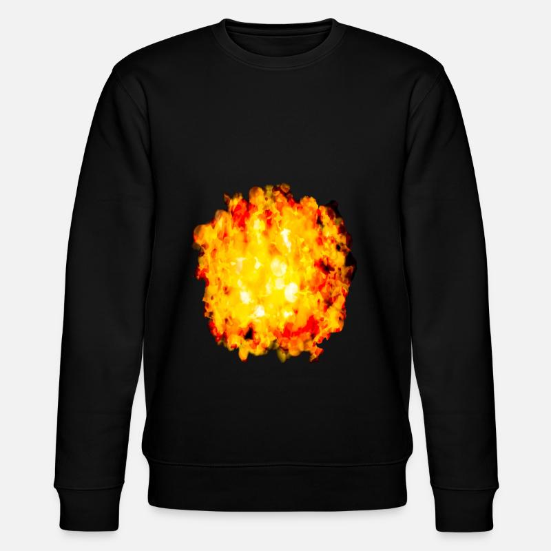 Small explosion - Stanley/Stella CHANGER Unisex Organic Sweatshirt - black