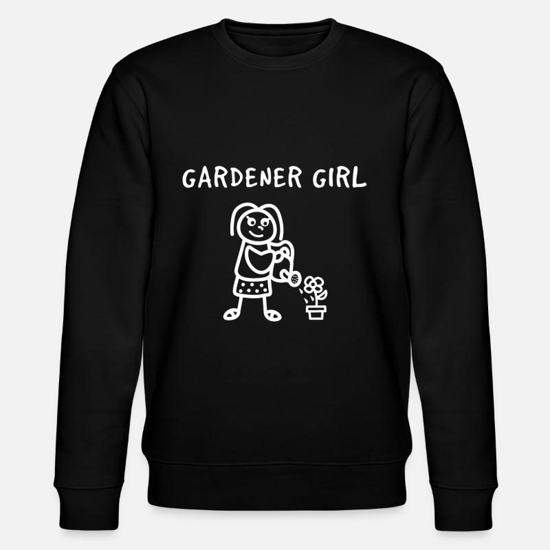 Gärtner Blume Blumenbeet - Stanley/Stella Unisex Bio-Sweatshirt CHANGER  - Schwarz