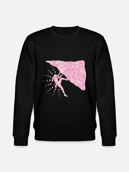 Mom climb mountains - Stanley/Stella CHANGER Unisex Organic Sweatshirt - black