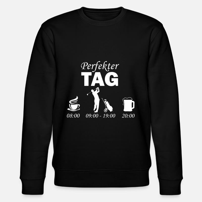 Golfer - Stanley/Stella Unisex Bio-Sweatshirt CHANGER - Schwarz