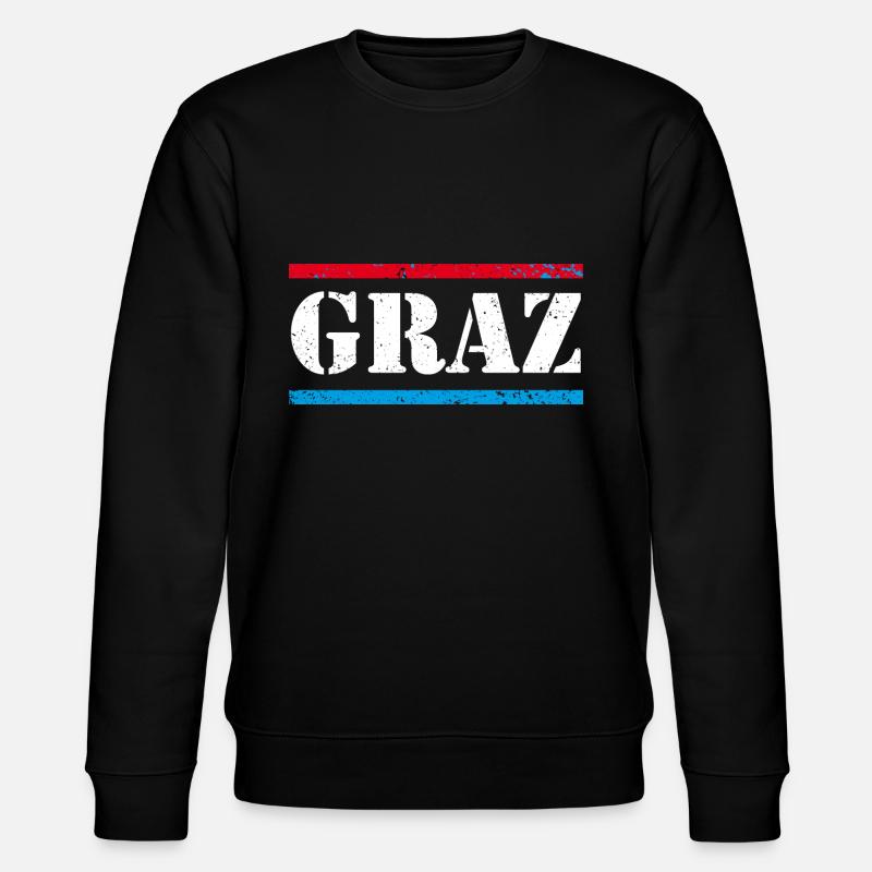 Graz - Stanley/Stella Unisex Bio-Sweatshirt CHANGER  - Schwarz