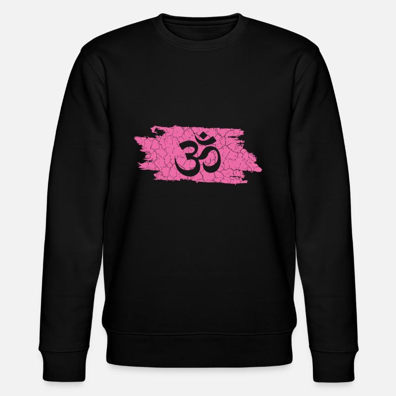 Yoga Om Namaste - Stanley/Stella Unisex Bio-Sweatshirt CHANGER  - Schwarz