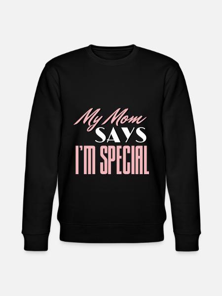 Min mor siger, at jeg er speciel sjov sarkastisk ordsprog - Stanley/Stella økologisk unisex-sweatshirt CHANGER  - sort