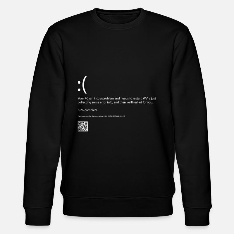 Fehlercode Computer - Stanley/Stella Unisex Bio-Sweatshirt CHANGER  - Schwarz