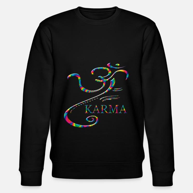 Karma - Stanley/Stella Unisex Bio-Sweatshirt CHANGER  - Schwarz