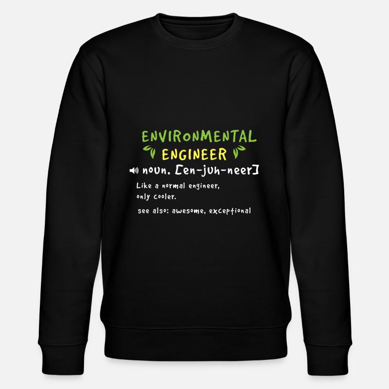 Environmental engineer - Stanley/Stella CHANGER Unisex Organic Sweatshirt - black