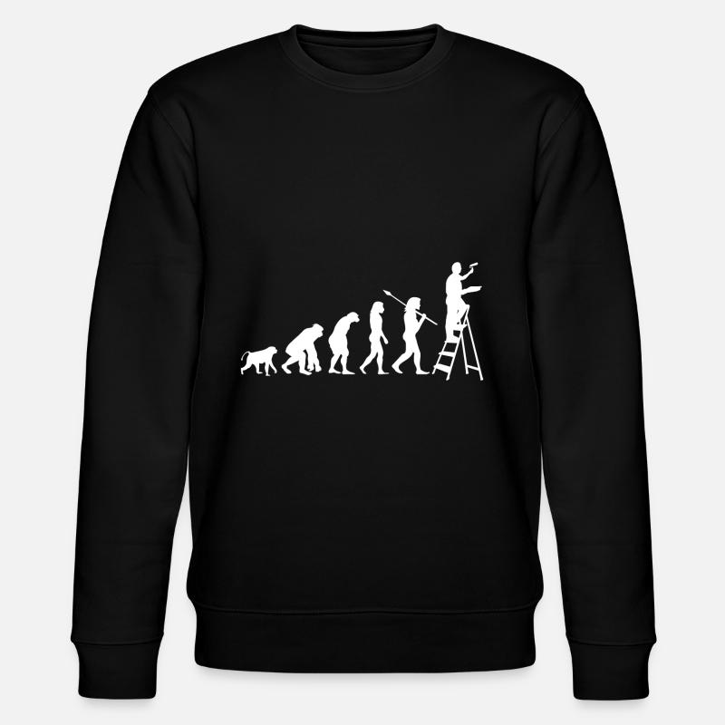 Ausbildung Maler - Stanley/Stella Unisex Bio-Sweatshirt CHANGER  - Schwarz