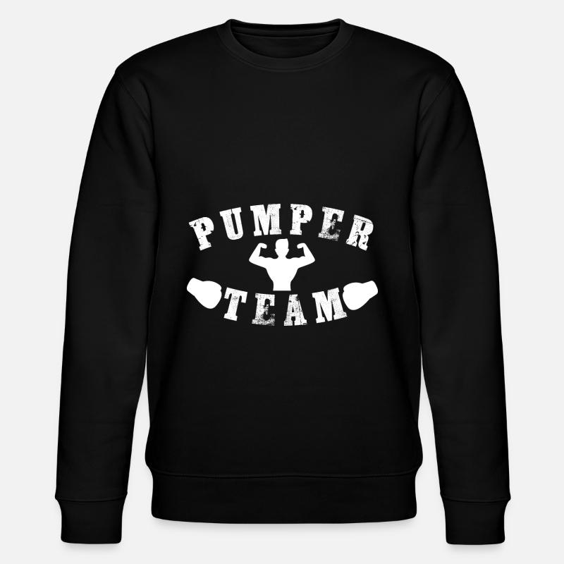 Pumper Team Trainingspartner - Stanley/Stella Unisex Bio-Sweatshirt CHANGER  - Schwarz