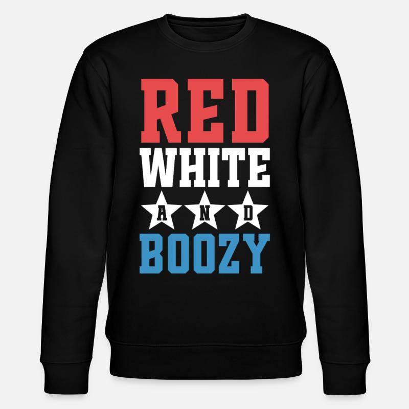 Rouge, Blanc et Alcoolisé - Sweat bio CHANGER Stanley/Stella Unisexe - noir
