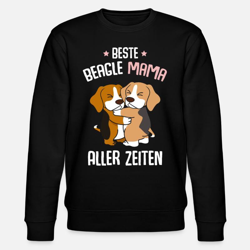 Meilleure maman beagle - Sweat bio CHANGER Stanley/Stella Unisexe - noir