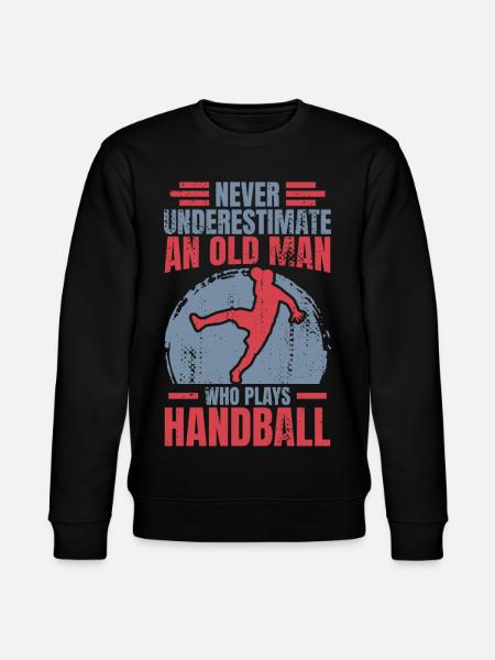 Handball Großvater - Stanley/Stella Unisex Bio-Sweatshirt CHANGER - Schwarz