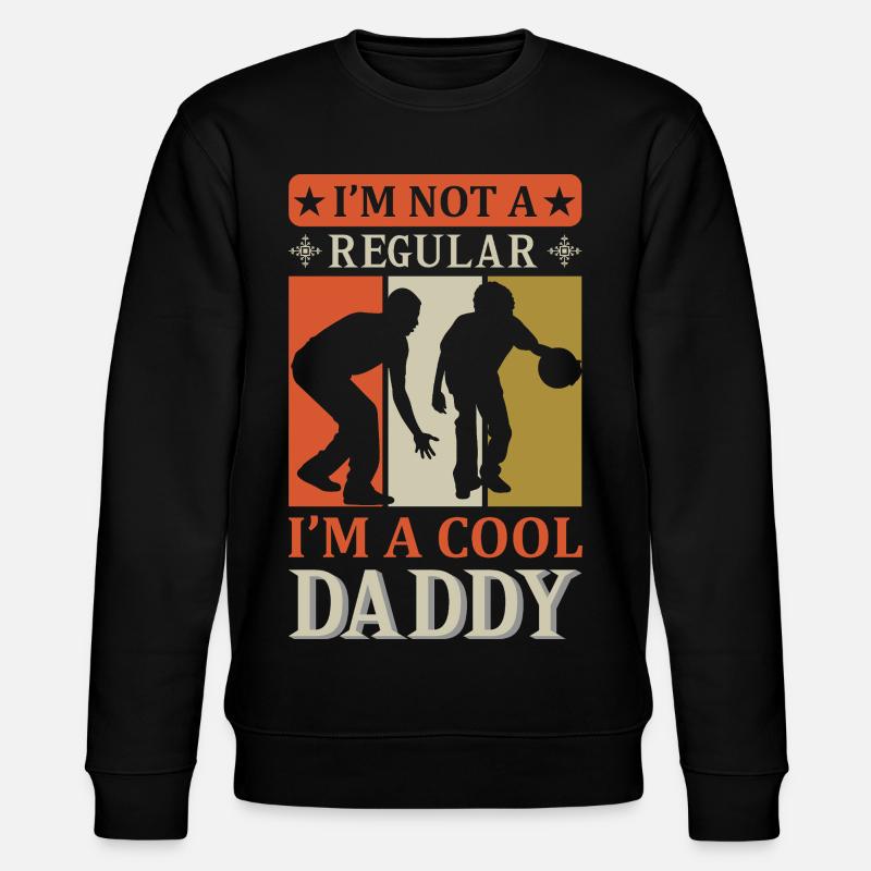Papa Cool Shirt Papa drôle - Sweat bio CHANGER Stanley/Stella Unisexe - noir