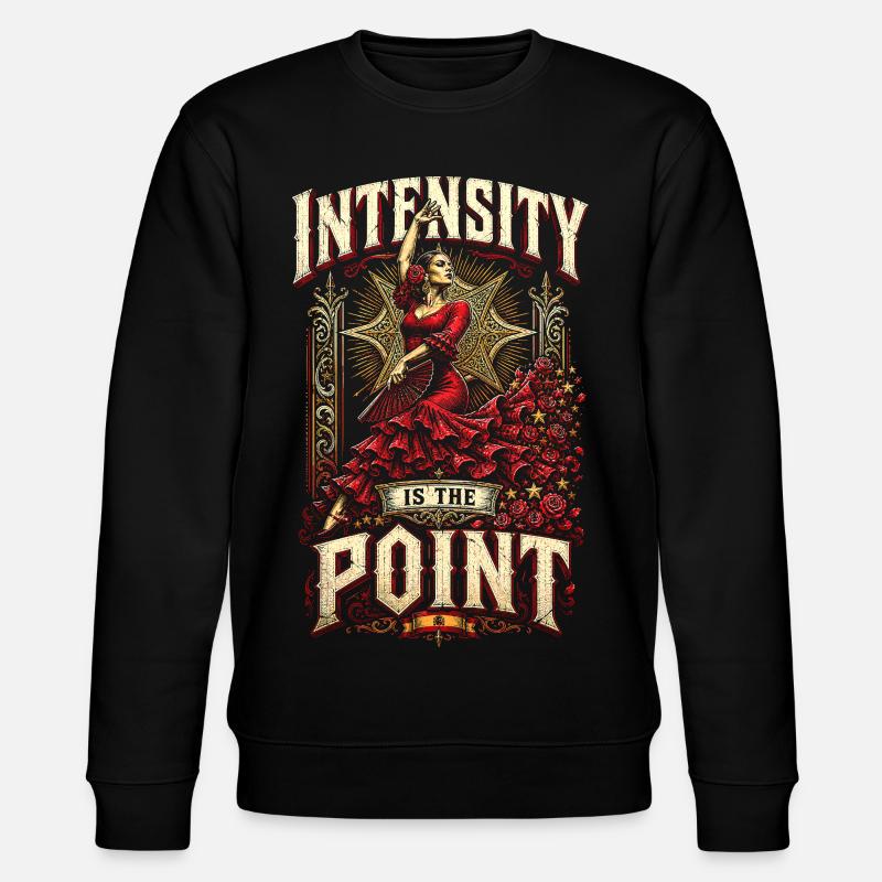 Flamenco Intensity Is The Point - Stanley/Stella Unisex Bio-Sweatshirt CHANGER - Schwarz
