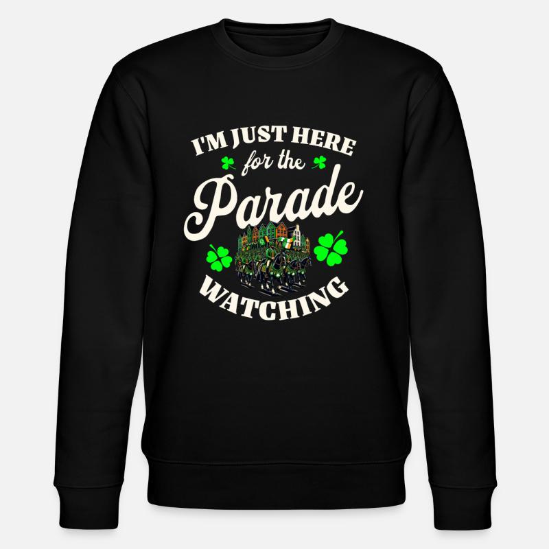 Irisch Irland St. Patricks Day - Stanley/Stella Unisex Bio-Sweatshirt CHANGER - Schwarz