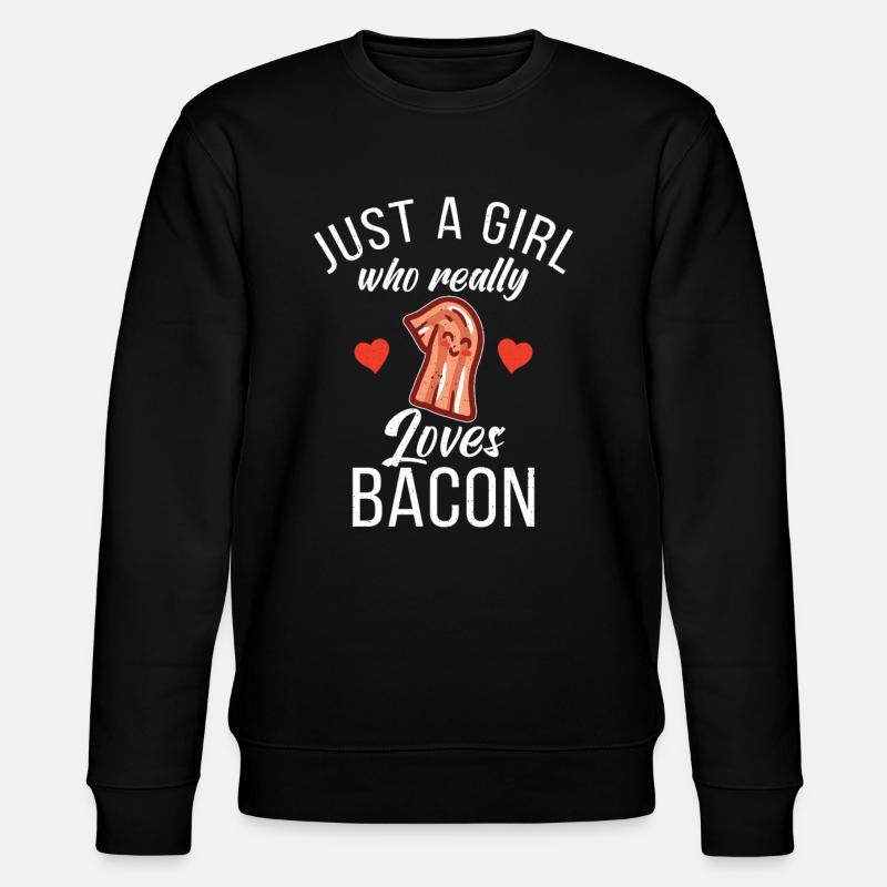 Funny Bacon Gifts - Stanley/Stella Unisex Bio-Sweatshirt CHANGER - Schwarz
