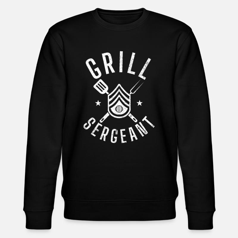Grill Barbecue Grilling - Stanley/Stella CHANGER Unisex Organic Sweatshirt - black