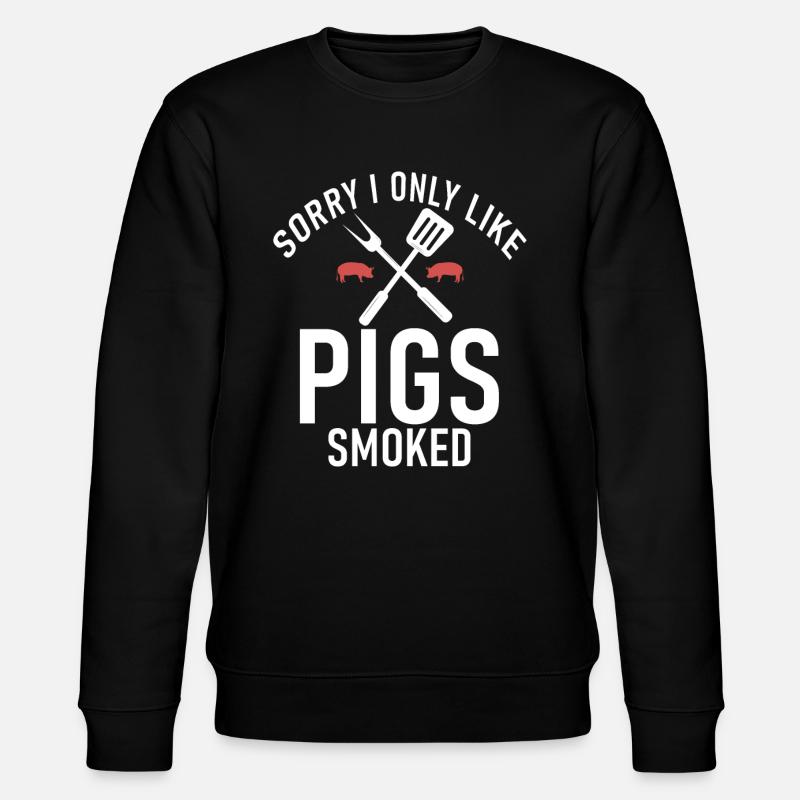 Grill Barbecue Grilling - Stanley/Stella Unisex Bio-Sweatshirt CHANGER  - Schwarz