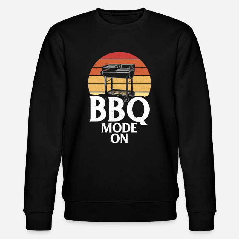 Grill Barbecue Grilling - Stanley/Stella Unisex Bio-Sweatshirt CHANGER  - Schwarz