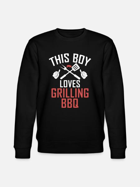 Grill Barbecue Grilling - Stanley/Stella Unisex Bio-Sweatshirt CHANGER  - Schwarz
