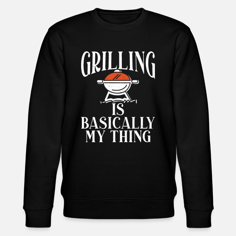 Grill Barbecue Grilling - Stanley/Stella Unisex Bio-Sweatshirt CHANGER - Schwarz