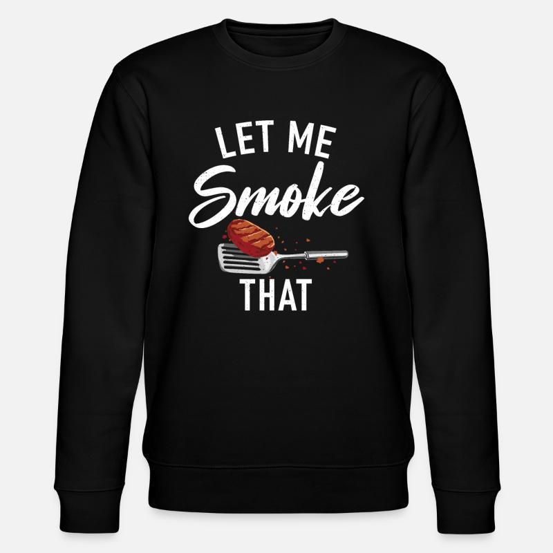 Grill Barbecue Grilling - Stanley/Stella CHANGER Unisex Organic Sweatshirt - black