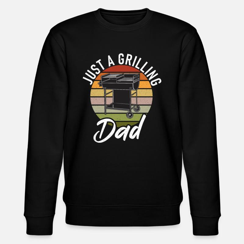 Grill Barbecue Grilling - Stanley/Stella Unisex Bio-Sweatshirt CHANGER  - Schwarz