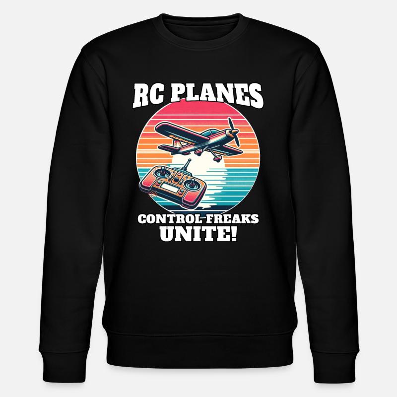 Maquette d’avion Maquette d’avion - Sweat bio CHANGER Stanley/Stella Unisexe - noir
