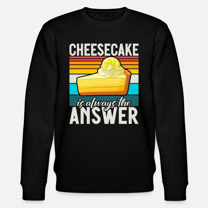 Cheesecake Gift - Stanley/Stella CHANGER Unisex Organic Sweatshirt - black