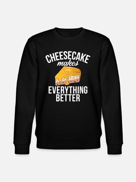 Cheesecake Gift - Stanley/Stella CHANGER Unisex Organic Sweatshirt - black