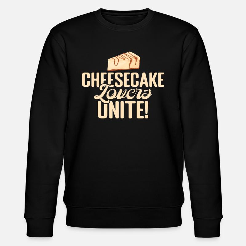 Cheesecake Gift - Stanley/Stella Unisex Bio-Sweatshirt CHANGER  - Schwarz