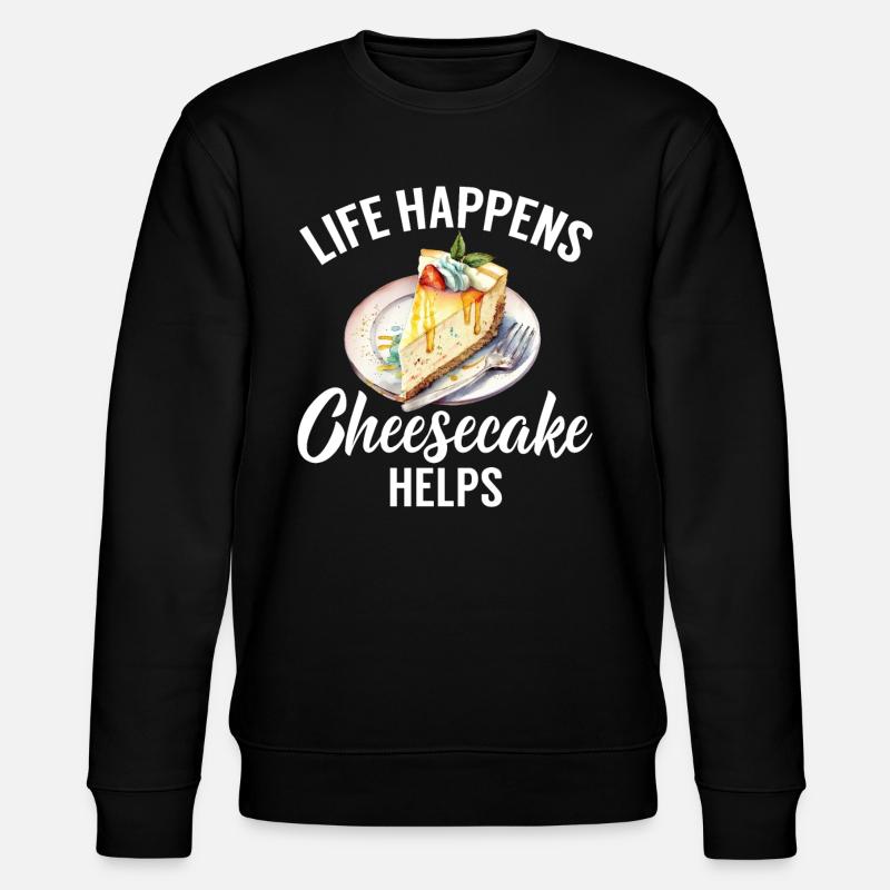 Cheesecake Gift - Stanley/Stella CHANGER Unisex Organic Sweatshirt - black