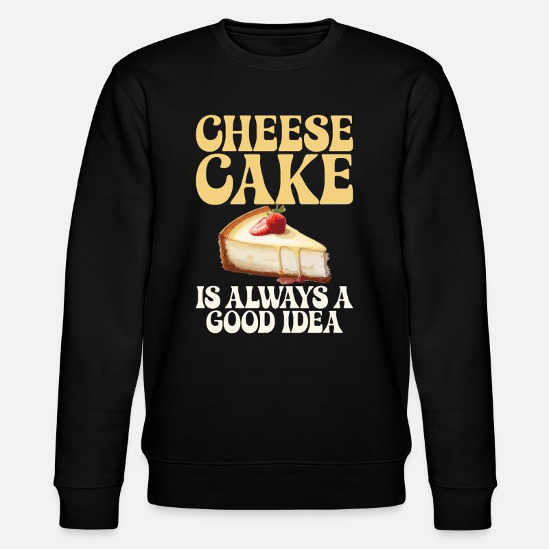 Cadeau de gâteau au fromage - Sweat bio CHANGER Stanley/Stella Unisexe - noir