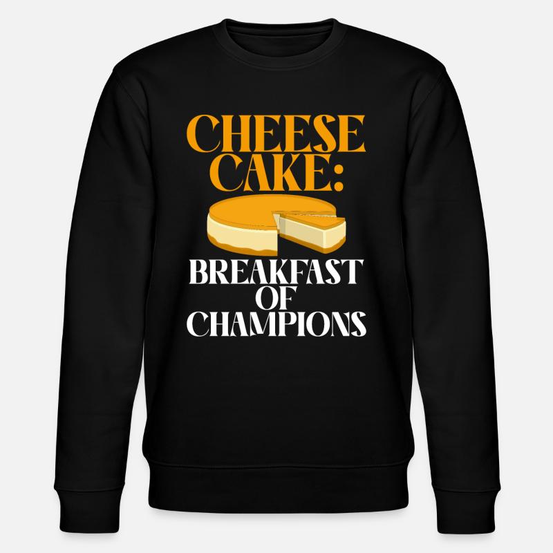Cheesecake Gift - Stanley/Stella Unisex Bio-Sweatshirt CHANGER  - Schwarz