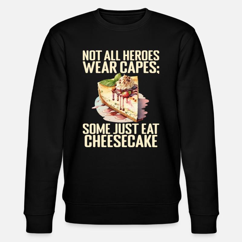 Cheesecake Gift - Stanley/Stella Unisex Bio-Sweatshirt CHANGER  - Schwarz
