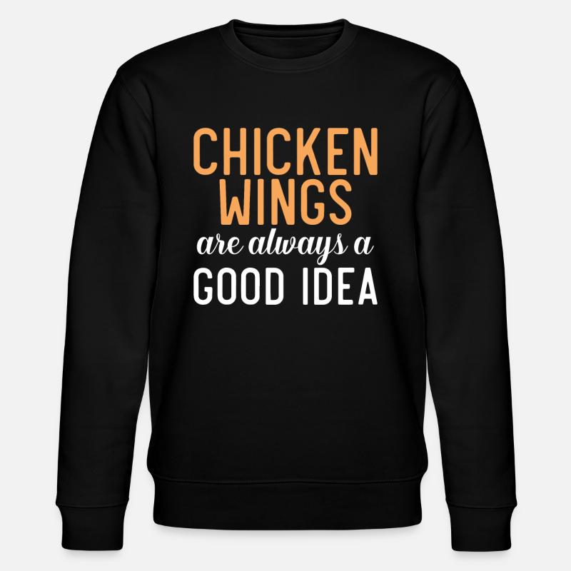 Cadeaux d’ailes de poulet - Sweat bio CHANGER Stanley/Stella Unisexe - noir