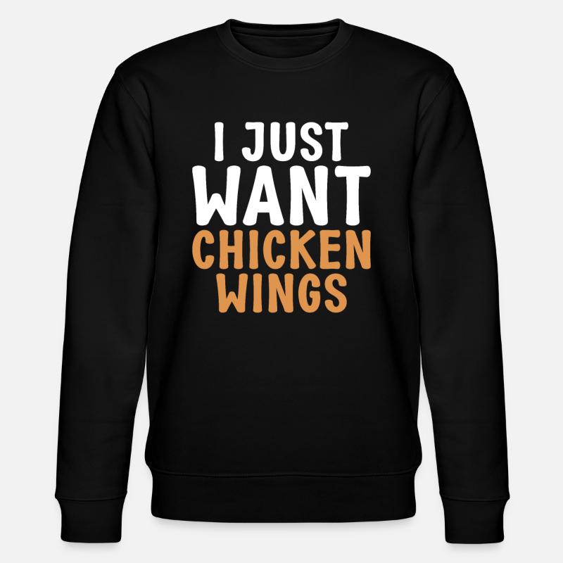 Cadeaux d’ailes de poulet - Sweat bio CHANGER Stanley/Stella Unisexe - noir