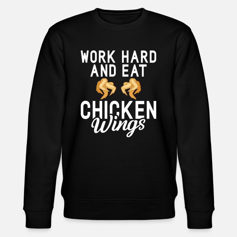 Cadeaux d’ailes de poulet - Sweat bio CHANGER Stanley/Stella Unisexe - noir