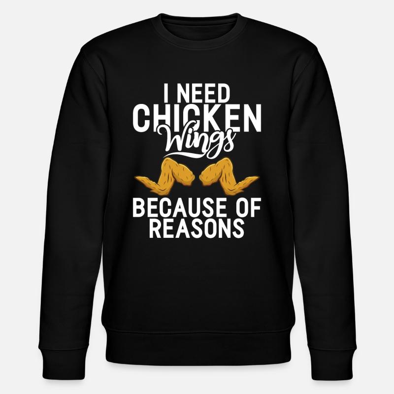 Cadeaux d’ailes de poulet - Sweat bio CHANGER Stanley/Stella Unisexe - noir