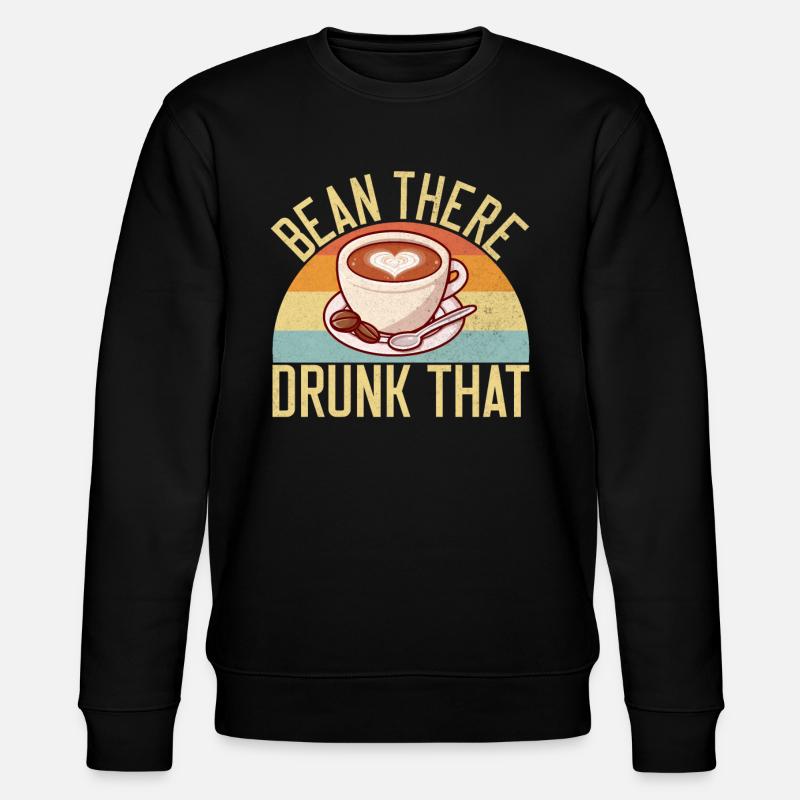 Coffee Gifts - Stanley/Stella Unisex Bio-Sweatshirt CHANGER  - Schwarz