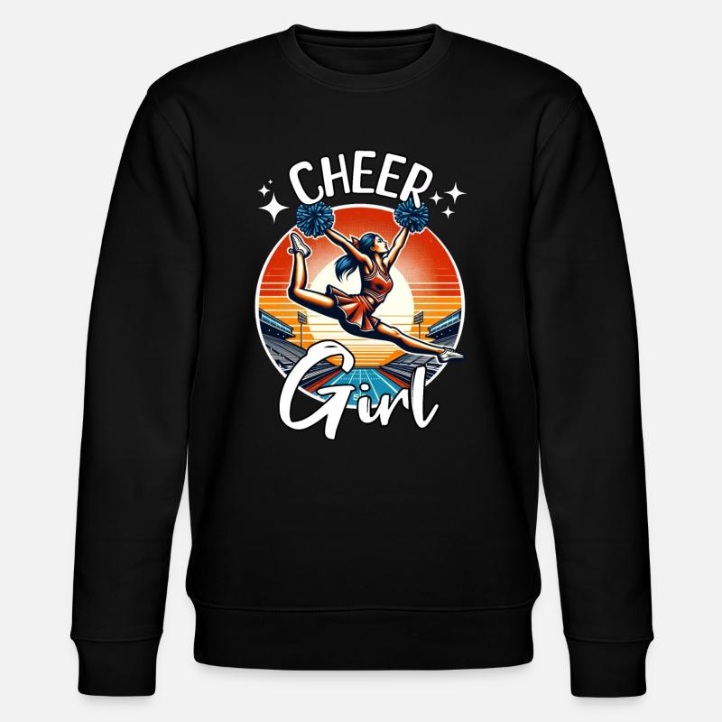 Cheerleader Mächen - Stanley/Stella Unisex Bio-Sweatshirt CHANGER - Schwarz