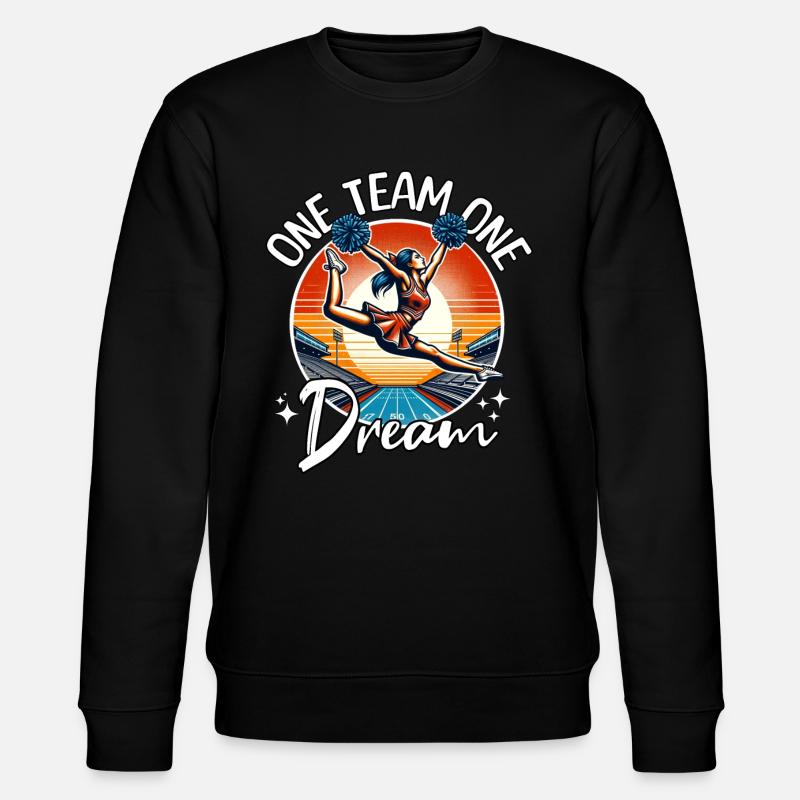 Cheerleader Saying - Stanley/Stella CHANGER Unisex Organic Sweatshirt - black