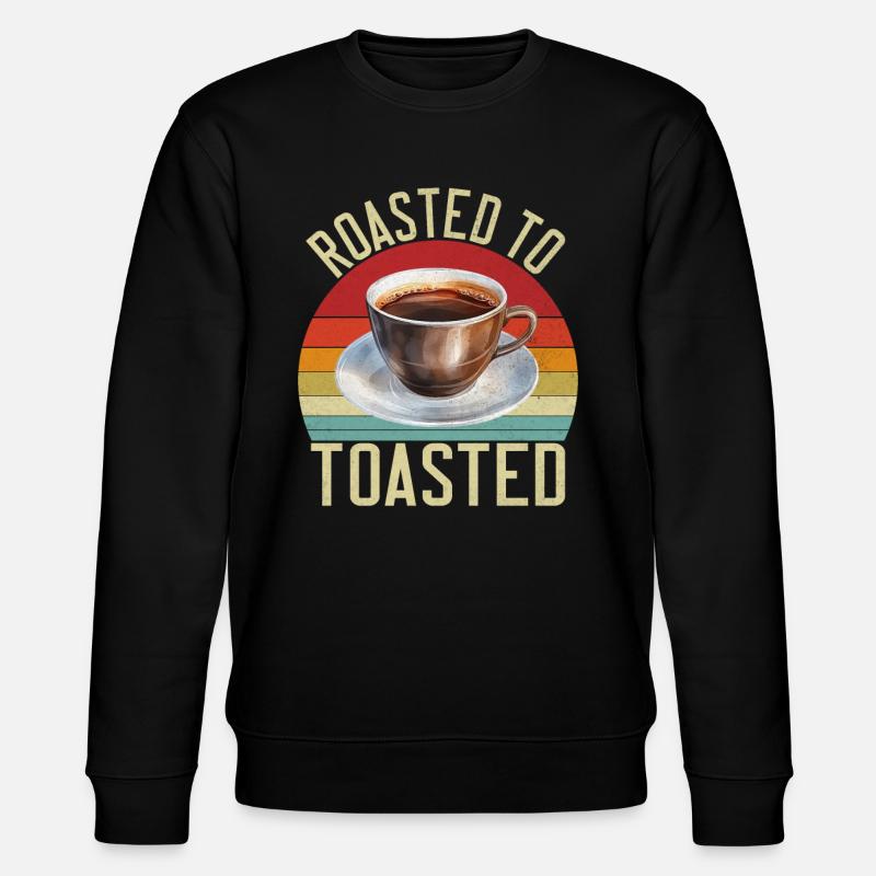 Coffee Gifts - Stanley/Stella Unisex Bio-Sweatshirt CHANGER  - Schwarz