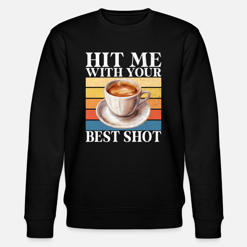 Cadeaux de café - Sweat bio CHANGER Stanley/Stella Unisexe - noir