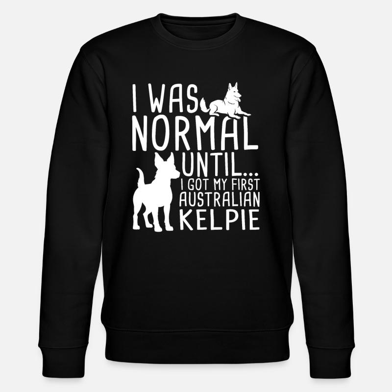 Cadeau de chien Kelpie - Sweat bio CHANGER Stanley/Stella Unisexe - noir