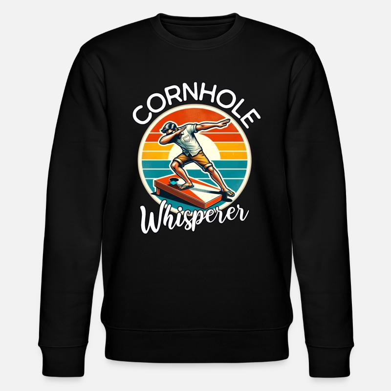 Cornhole - Stanley/Stella CHANGER Unisex Organic Sweatshirt - black