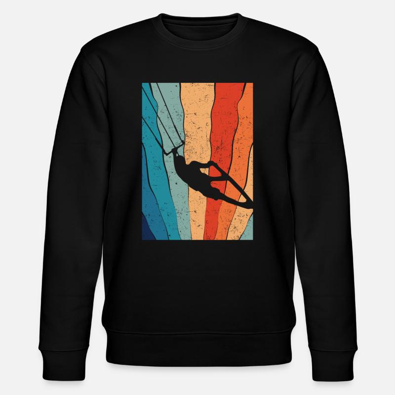 Kitesurfing - Stanley/Stella Unisex Bio-Sweatshirt CHANGER  - Schwarz