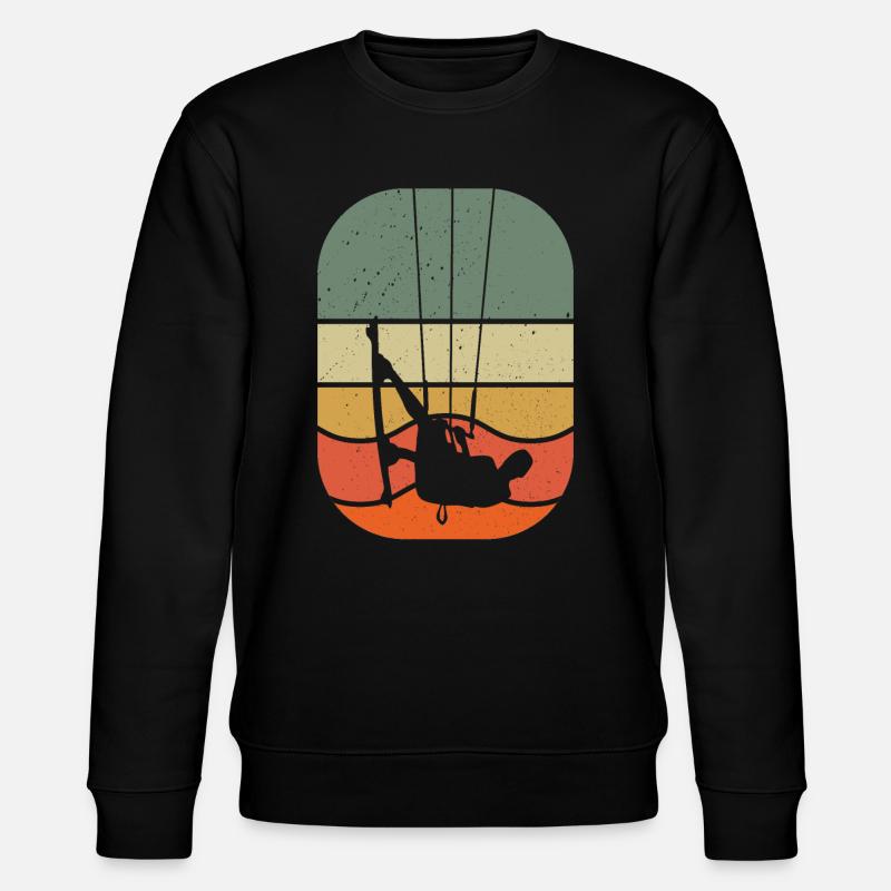 Kitesurfing - Stanley/Stella Unisex Bio-Sweatshirt CHANGER  - Schwarz