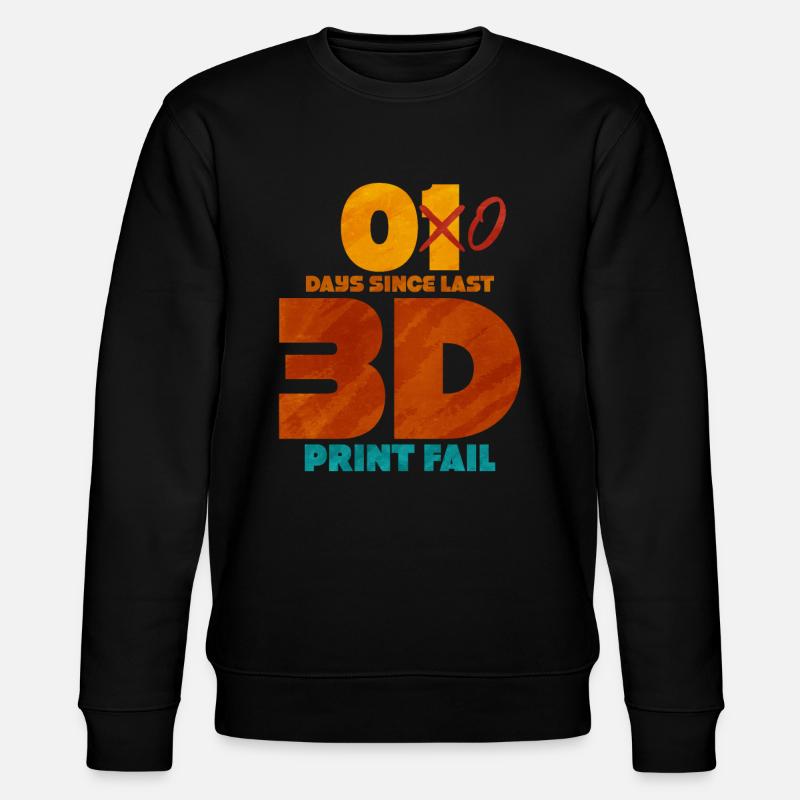 Impression 3D - Sweat bio CHANGER Stanley/Stella Unisexe - noir