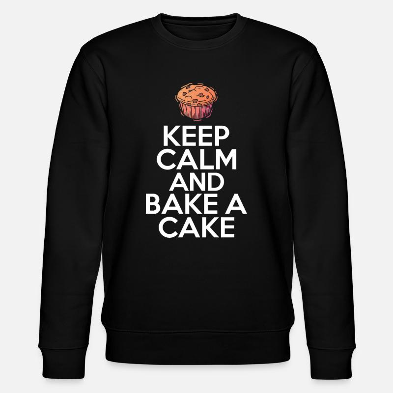 Cake Lover Cake Gift - Stanley/Stella Unisex Bio-Sweatshirt CHANGER  - Schwarz