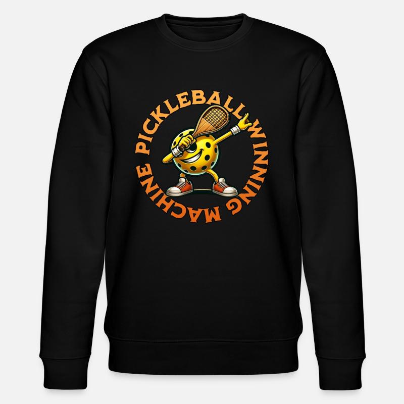 Pickleball Gewinner - Stanley/Stella Unisex Bio-Sweatshirt CHANGER  - Schwarz